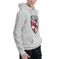 thumbnail image 3 of Loudoun United Fc Men Fleece Hoodie Casual Pullover Sweatshirt With Kangaroo Pocket, 3 of 6