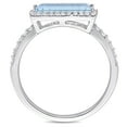 thumbnail image 4 of Everly Women's Topaz and Sapphire Sterling Silver Ring, 4 of 8