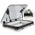 thumbnail image 3 of Anqidi RV Caravan Skylight w/LED Light, Anti-UV MG16SL 70° ABS White Motorhome Roof Vent Hatch (27.56*19.69Inch), 3 of 9