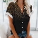 thumbnail image 2 of Blusa con estampado floral de manga corta con cuello en V para mujer OAVQHLG3B Store  lin121212, 2 of 4
