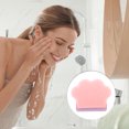 thumbnail image 5 of Unique Bargains 1 Pc Reusable Sponge Face Scrubber for Removing Makeup 5.31"x4.33" Purple Pink, 5 of 5