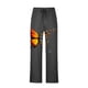 thumbnail image 5 of Pantalones largos casuales de pierna ancha para hombre, pantalones casuales estampados con cordones, pantalones de pierna ancha, pantalones deportivos, pantalones largos, pantalones para hombre, 5 of 5