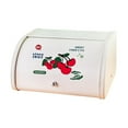 thumbnail image 3 of Soporte para Contenedor de pan perfecl de hierro de gran capacidad 12,40x10,04x6,69 pulgadas multiusos Cereza, 3 of 8