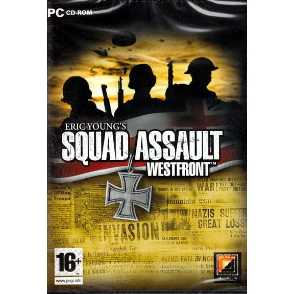 Eric Young's Squad Assault Westfront PC CDRom - World War II, Real-Time, 3D Strategy Game