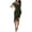 Army Green, variant on One Shoulder Cocktail Dresses for Women Elegant Summer Ruffle Sleeve Wrap Ruched Formal Wedding Guest Dress