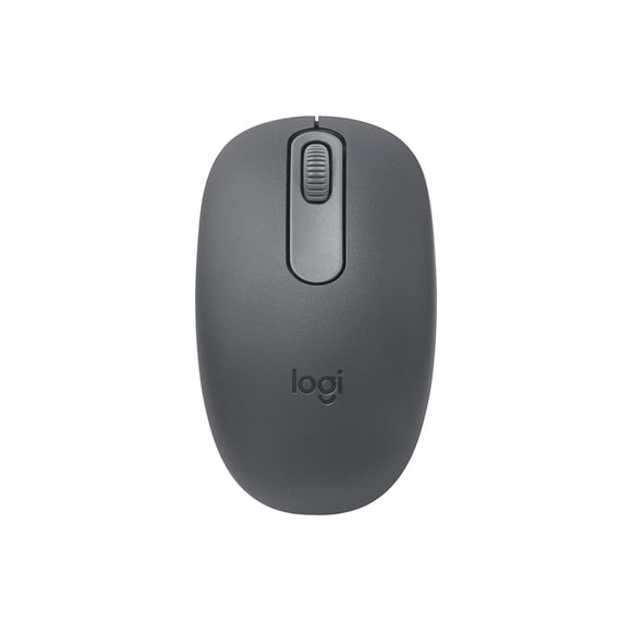 Logitech - M196 Lightweight Bluetooth Wireless Optical Mouse Compact 3-Button Ambidextrous Mouse with Smooth Tracking - Wireless - Graphite