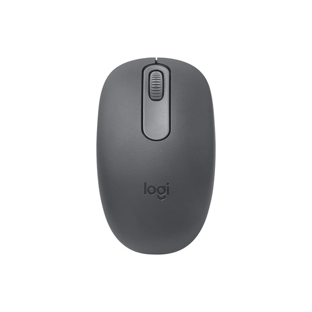 Logitech - M196 Lightweight Bluetooth Wireless Optical Mouse Compact 3-Button Ambidextrous Mouse with Smooth Tracking - Wireless - Graphite