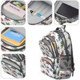 thumbnail image 4 of Tractor and Loaders Gray Pattern Backpack for School, Cute School Bag with Adjustable Shoulder Straps and Padded Back, 16.9"x12.6"x5.9", 4 of 5