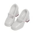 thumbnail image 1 of arctrm 1/12 Chaussures de Figurine Articulée Accessoires de Costume de Poupée Accessoires Photo Décontractés Robe Femme Blanc, 1 of 10