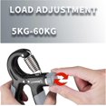 thumbnail image 5 of Grip Trainer Forearm Strength Trainer Adjustable Grip Strengthener 11-132 lbs Hand Strength Trainer for Gym Home and Daily Exercise Portable Fitness T, 5 of 5