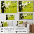 thumbnail image 4 of Designart "Olive Order In Minimalist Power Lines I" Power Lines Floater Framed Canvas Art Print, 4 of 5