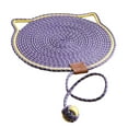 thumbnail image 2 of Cat Scratch Mat Grinding Claws Cat Floor Scratching Pad for Carpet Couch Bed Violet, 2 of 8