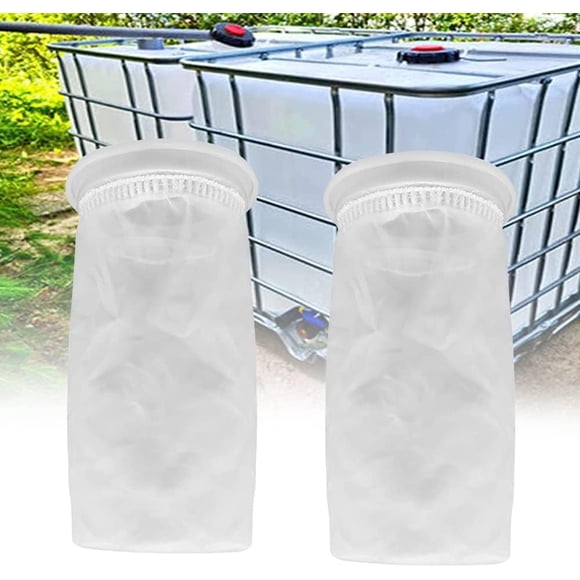 2STNylonIBC-filter,IBCRegnvattentankfilterTvättbartIBC-ersättningsfilterNylon-IBC-tanklockbeslag(105mm)