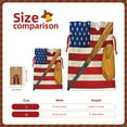 thumbnail image 3 of Honeii American Flag And Baseball Print Small Burlap Bags,Christmas Drawstring Treat Bags Gift Bags Reusable Candy Goodie Wrapping Bags for Holiday Party Favors Supplies -Small, 3 of 9