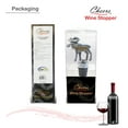 thumbnail image 5 of Cheers Moose Metal Wine Stopper - Reusable Wine Tools and Accessories Bottle Stopper, Wildlife Wine Bottle Stopper, Airtight Leakproof Wine Topper Sealer Cork Plug, Decorative Wine Bottle Stopper Gif, 5 of 7