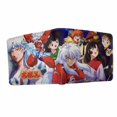 thumbnail image 1 of Cartera Inuyashass con personajes de anime, delgada y plegable, de piel sintética, 1 of 2