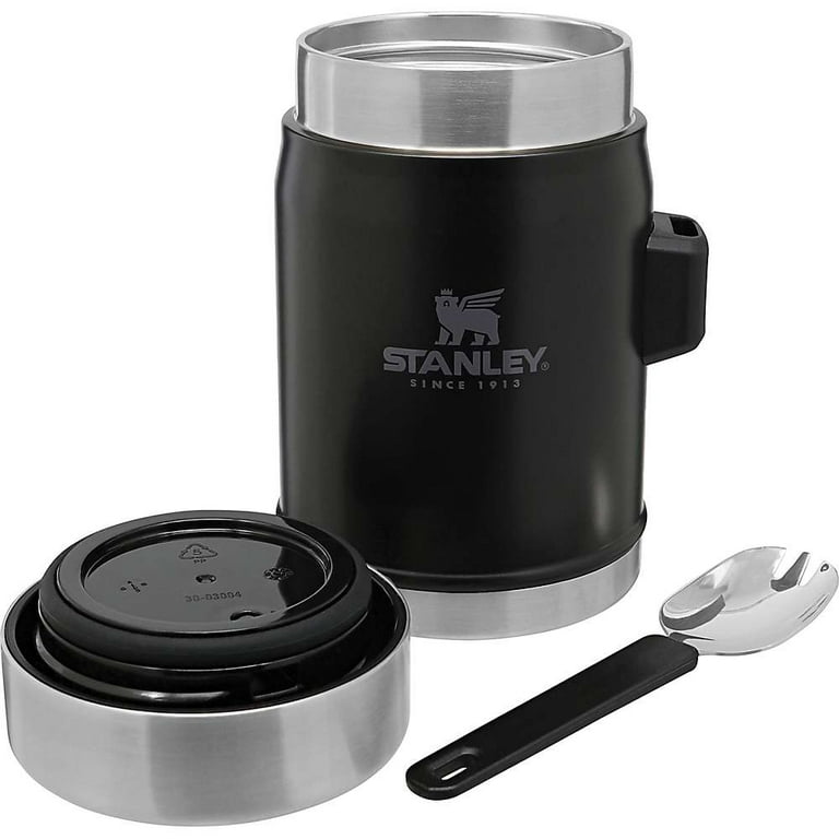 Williams Sonoma Stanley Legendary Food Jar and Spork 14-Oz., Hammertone  Green