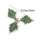 thumbnail image 3 of Ramo Decorativo de 20 Piezas de Ramas Navideñas con Frutos Rojos y Hojas Triangulares. Mini Adornos Navideños., 3 of 6