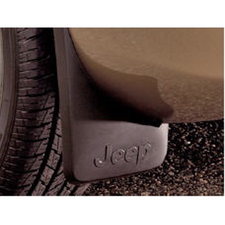 Genuine OE Mopar Splash Guards, Molded, Rear, Jeep Logo - 82209893