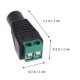 thumbnail image 3 of EeaseMX 10 pares de conectores adaptadores de enchufe de CC macho y hembra de 2,1 x 5,5 mm para cámaras CCTV y tiras de luces LED., 3 of 7