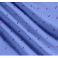 thumbnail image 3 of Soimoi Blue Cotton Poplin Fabric Cherry & Dots Print Fabric by the Yard 42 Inch Wide, 3 of 7