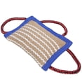 thumbnail image 2 of Almohada para morder perros, almohadilla de lino para limpieza de dientes de mascotas, almohadilla para morder segura para perros, juguete de lino para morder perros, diseño elevado, 2 of 12
