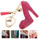 thumbnail image 2 of High Heel Keychain Rhinestone Key Ring Car Key Ring Decoration Phone Bag Key Pendant, 2 of 3