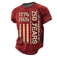 thumbnail image 4 of CONROSES Independence Day Toddler Boys Short Sleeve T Shirts Patriotic Usa Flag Graphic July 4Th T-Shirts Tee Tops, 4 of 4