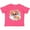 Vintage Hot Pink, variant on Inktastic Corgi Dog Lover Rainbow Girls Toddler T-Shirt