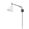 thumbnail image 2 of Millennium Lighting  Elane 1 Light Swing Arm Sconce Matte Black/Vintage Brass, 2 of 5