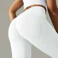 thumbnail image 4 of WILLBEST Pantalones de Yoga de Cintura Alta Sin Costuras Para Mujer, Diseño Calado, Leggings Ajustados Con Realce de Color Melocotón Para Entrenamiento Deportivo, 550 Grande, 4 of 5