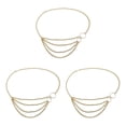 thumbnail image 3 of Qarigey Cadena de la cintura Cadenas del vientre Accesorio de moda Accesorios de vestir de mujer Dorado Type1 NO1 Qarigey  CBP253423, 3 of 6