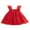 Red, variant on Spewahor Toddler Baby Girl Summer Dress 6 12 18 24 Months 2T 3T 4T Sleeveless Square Neck Candy Cane/Plaid Print Tutu Dress