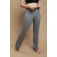 thumbnail image 3 of Women's Cottonique W12208 Latex Free Organic Cotton Drawstring Lounge Pant (Melange Grey 8), 3 of 4