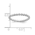 thumbnail image 5 of True Origin 14k White Gold 7/8 carat Lab Grown Diamond VS D E F Eternity Band, 5 of 6