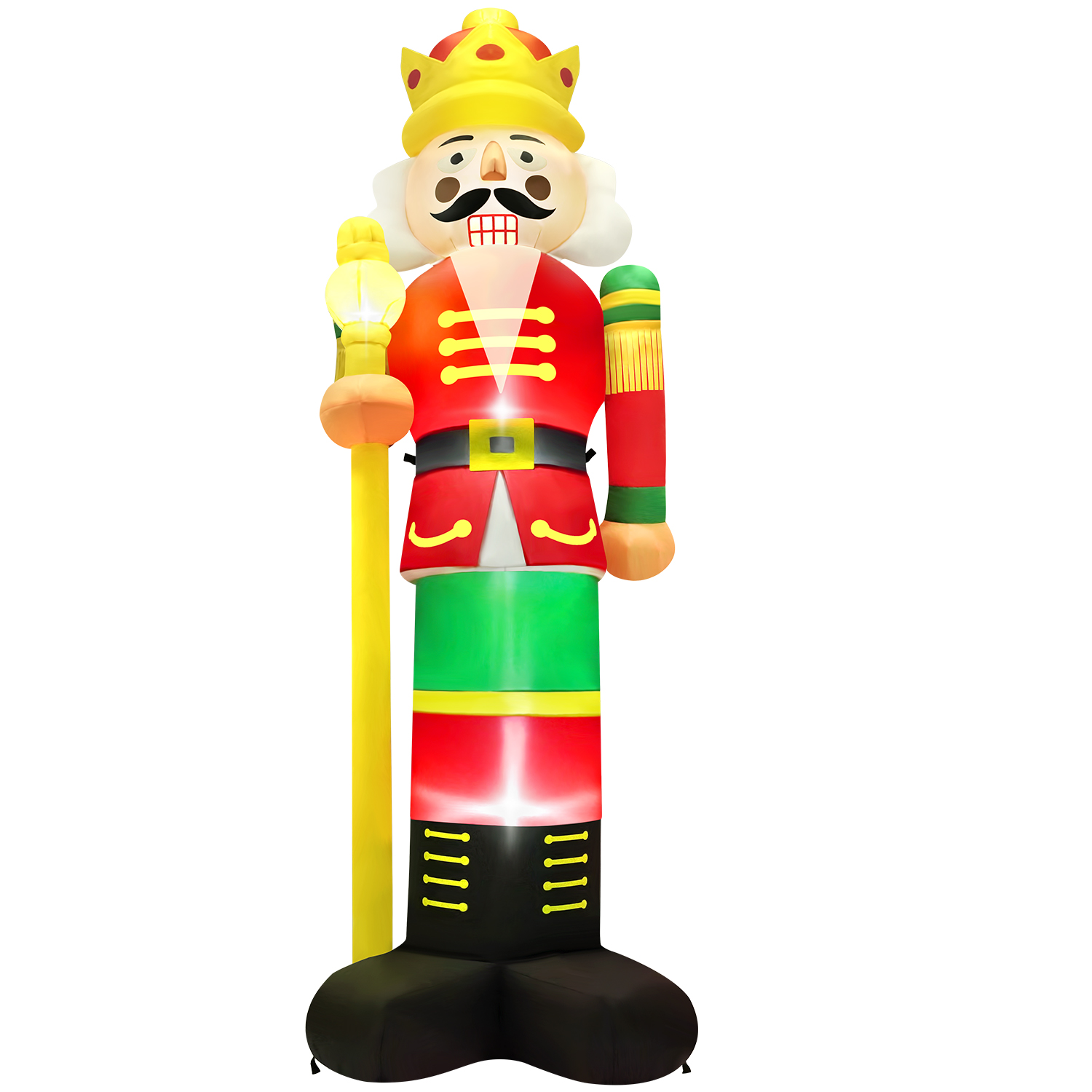 Yexmas 12 Ft. Inflatable Nutcracker Soldier With LED Lights photo 8