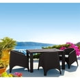 thumbnail image 3 of Compamia Aruba Chaise de Patio Aspect Osier en Résine, Brun, 3 of 12