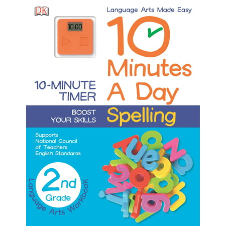 10 Minutes a Day: Spelling, Second Grade : Supports National Council of Teachers English