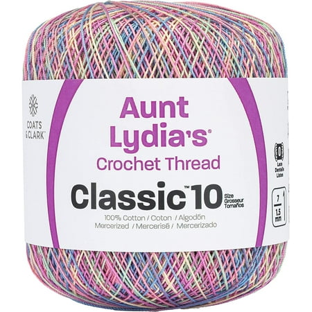 UPC: 0073650907913 | Aunt Lydia s Classic Crochet Thread Size 10-Pastels