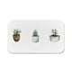 thumbnail image 1 of melotizhi Water Absorbent Diatomite Drink Diatomaceous Earth Soap Holder Water Drying Soap Dish Toothbrush Soap Drink Set For Bathroom And Kitchen, White, 1 of 8
