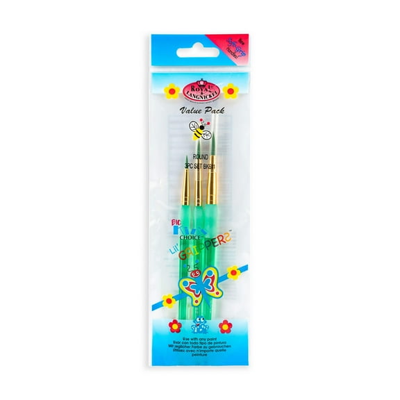 BK611 | Big Kid's Choice 3pc Round Brush Set