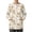 Corgi Print, variant on Halloween Women's Lightweight Scrub Jacket Long Sleeve Nursing Tops Stretchy Breathable Fabric, Button Front Closure, Roomy Side Pockets, Suitable for Hospital, Holiday Nursing Work Wear