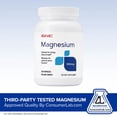 thumbnail image 4 of GNC Magnesium 500mg, 120 Capsules, Supports Calcium Absorption and Strong Teeth and Bones, 4 of 5