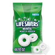 LIFE SAVERS Mints, Bulk Hard Candy Wint-O-Green Breath Mints, 44.93 oz Party Size