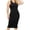 Black, variant on Women's Plus Size Casual Racerback Sleeveless Bodycon Tank Cami Midi Dress