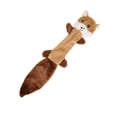 thumbnail image 5 of Juguetes de mapache chillones para perros, resistentes a las mordeduras, juguetes de dentición seguros para perros, suministros para mascotas, color marrón, 5 of 5