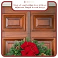 thumbnail image 4 of Haute Decor Adjustable Metal Wreath Hanger, Oil-Rubbed Bronze 2-PACK, 4 of 7