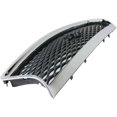 thumbnail image 3 of Grille For 2014-17 Q50 Sedan Chrome Shell w/ Gray Insert Plastic, 3 of 9