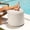 Flax, variant on Jaxx Spring Indoor / Outdoor Bean Bag Pouf Ottoman, Taupe Stripes