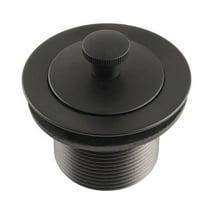 Kingston Brass DLL210MB Trimscape Brass Lift & Turn Tub Drain, Matte Black